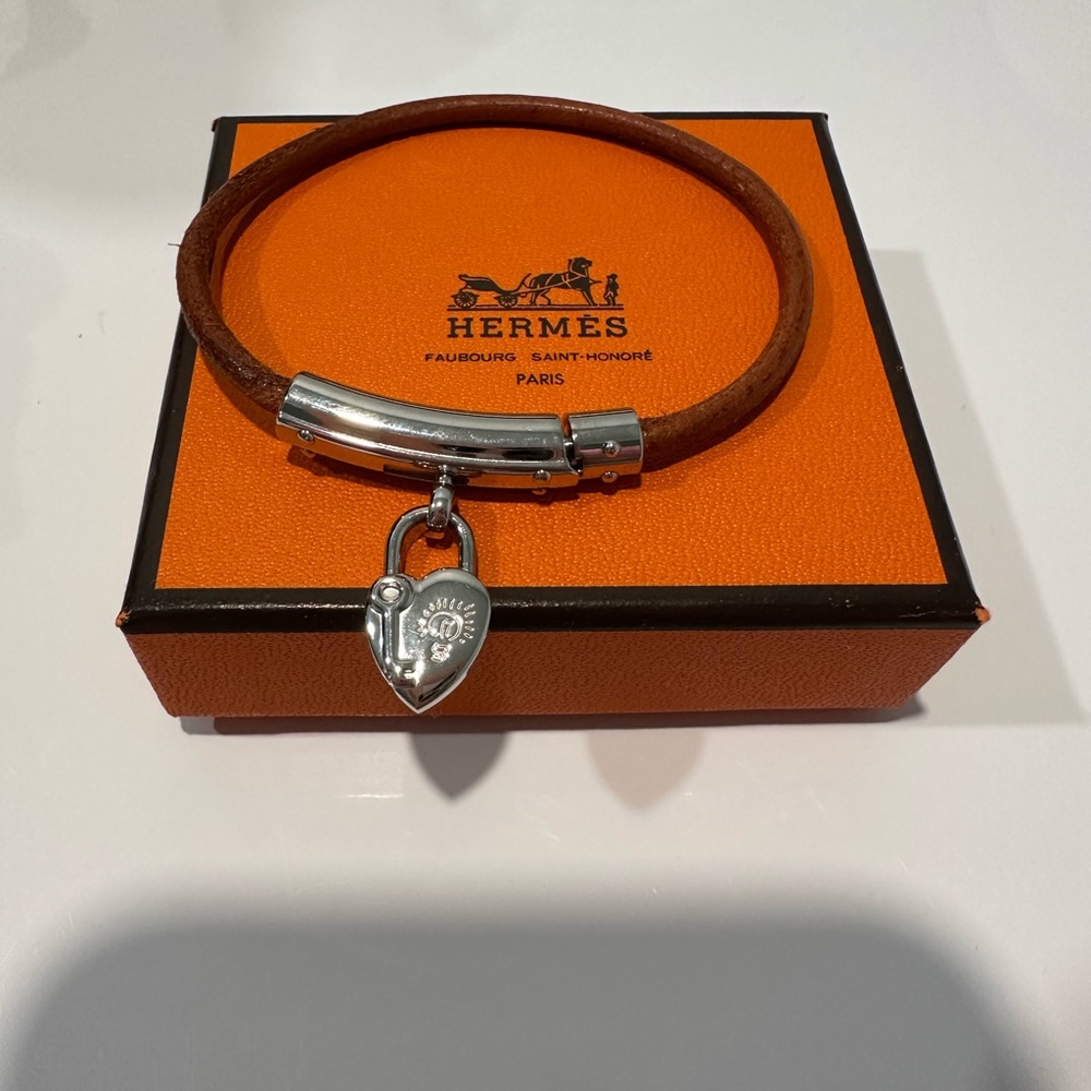 Hermes - Cadena Heart Charm Bracelet